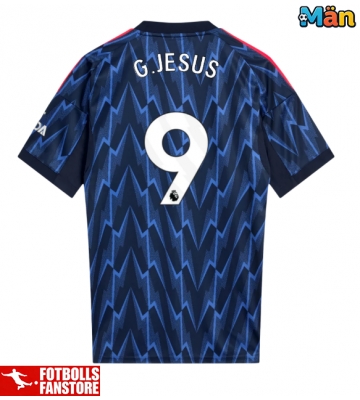 Arsenal Gabriel Jesus #9 Bortatröja 2025-26 Kortärmad